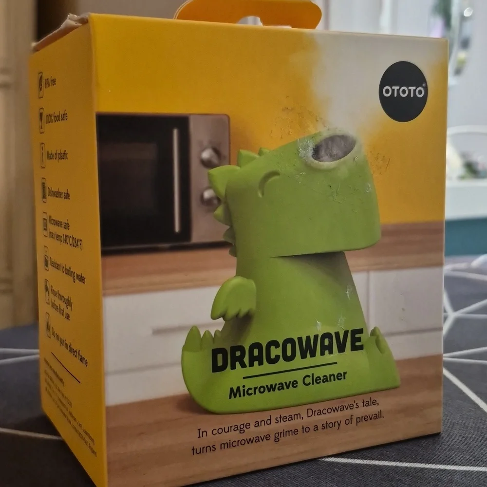 OTOTO Green Dracowave Microwave Steamer Magical Cleaner New In Box